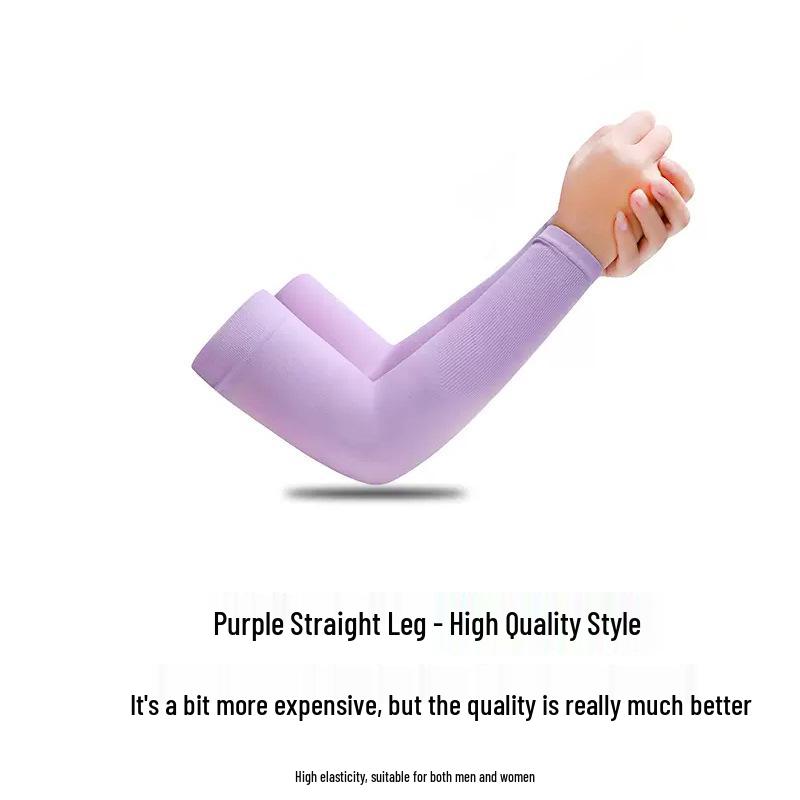 Rękawy z ochroną UV Ice Silk: Chłodzące opaski na ramiona na lato, do jazdy samochodem, jazdy na rowerze i aktywności na świeżym powietrzu