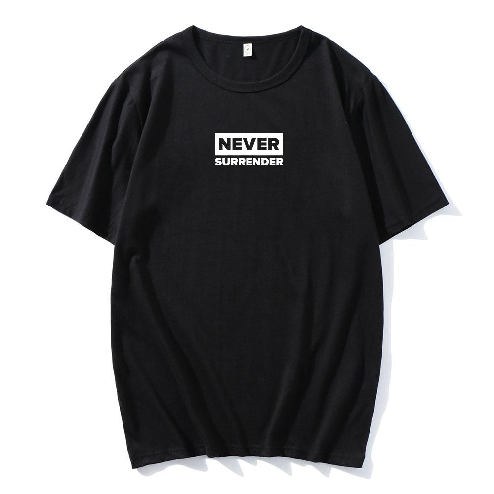 Never Surrender Tee Charlie Kirk Freedom T-shirt Cotton O-neck Short Sleeve Male Tshirts Casual Loose Fashion Men/Women T Shirt