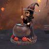 Scary Halloween Pumpkin Witch Statues Resin Happy Halloween Decoration  Halloween Party Decorations