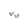 Elegant Fresh Butterfly Stud Earrings - Sweet, Simple Screw-on Cochlea Accessories