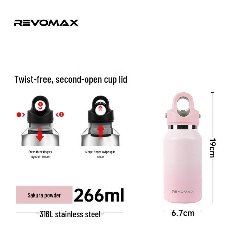 Revomax 266ML Threadless Insulated Stainless Steel Coffee Cup