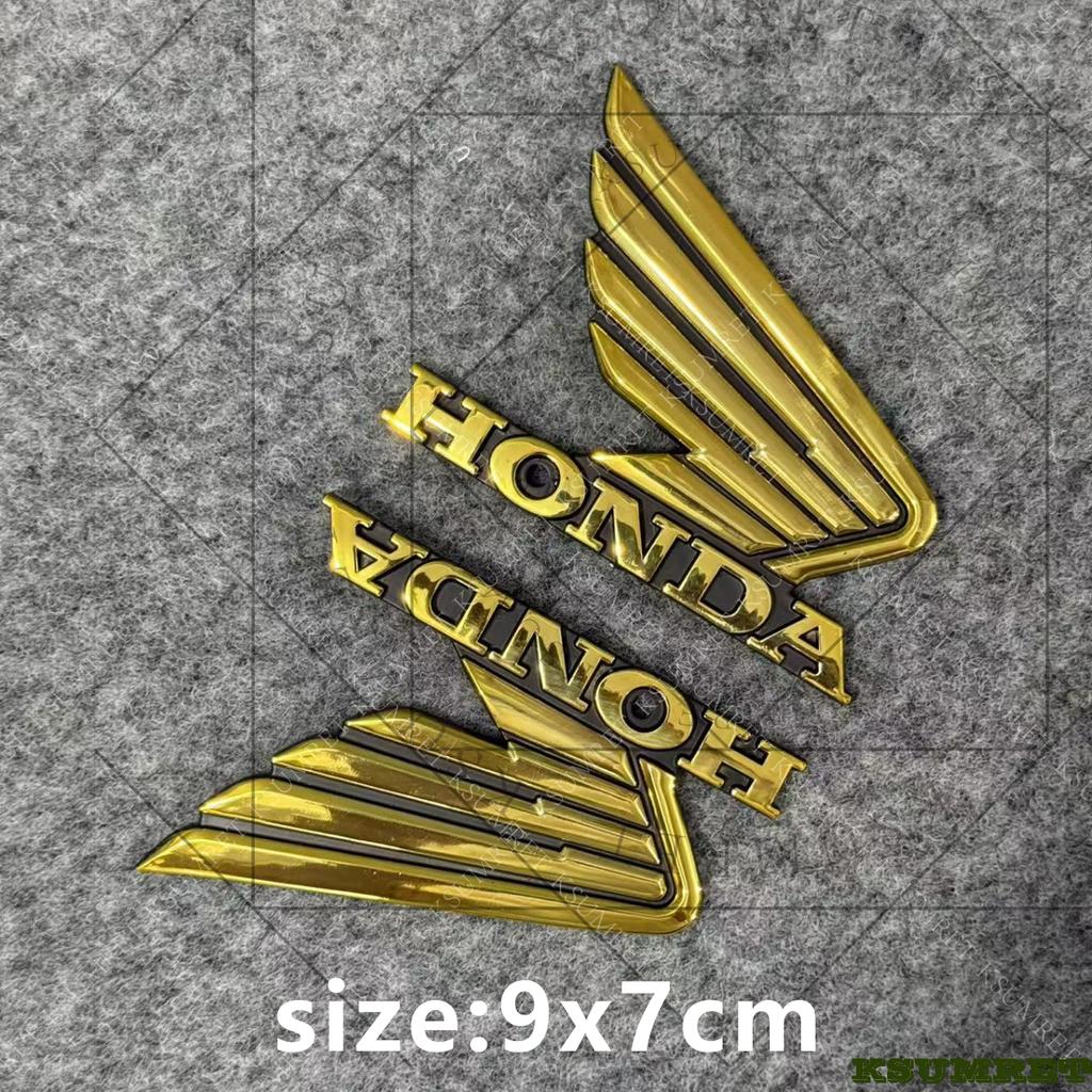 QLN2 For 3D HONDA Sticker Motorcycle Tank Logo Emblem Decal