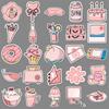 50 Pink Doodle Fresh Cute Guka Creative Decoration DIY Milk Tea Cup Suitcase Stickers