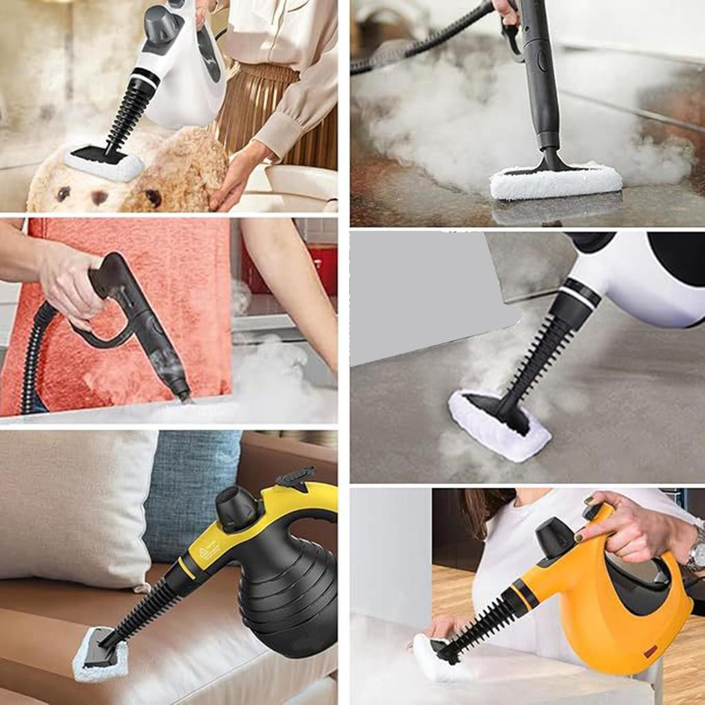 4 Stück Dampfmopp-Pads Kompatibel mit Handdampfreiniger Mikrofaser-Tücher Wiederverwendbare Waschbare Pads für die Heimreinigung