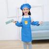 Xiaoyueya Kids Sleeveless Cartoon Apron Set
