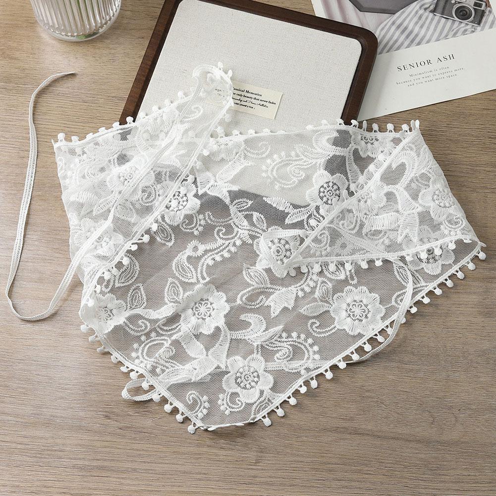 Lace Triangular Scarf Hair Band Headscarf Veil 2025 Belt Ribbon Edited Hair Hair Band Accessories Korean Girl Women Kerchief
