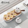Nanshan Mr. Ceramic Side Handle Kung Fu Tea Set