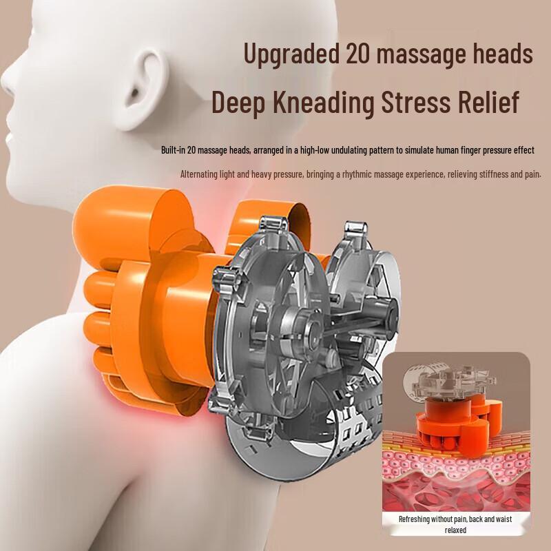 AUX Multi-functional Neck, Shoulder & Back Massager CN plug (adapter included)