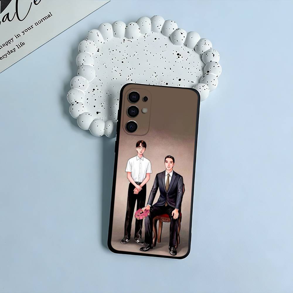 C-Captivated- By -You BL Phone Case For Samsung S25,S24,S21,S22,S23,S30,Ultra,S20,Plus,Fe,Lite,Black Soft Silicone