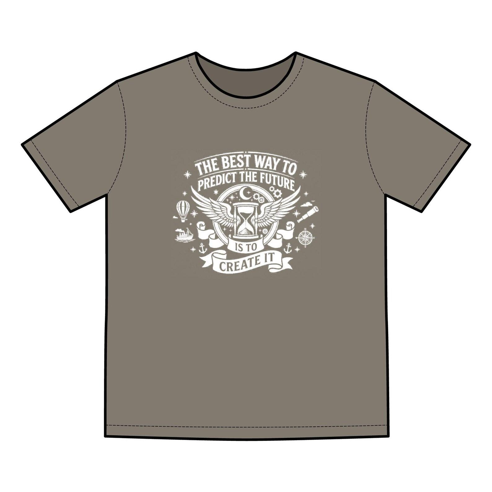 Inspirational Quote T-Shirt | Create Future Graphic Tee XL