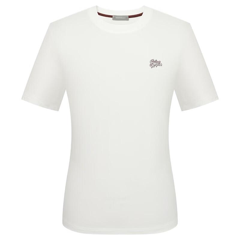 Baoxiniao Men's KESTA1214WU Casual Round Neck T-Shirt