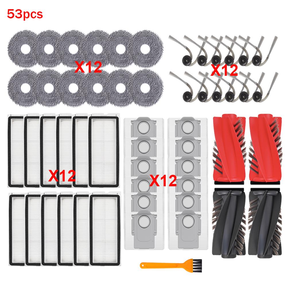 Für Roborock Qrevo Curv/S1V/Curv S1X/Curv 1A1/1XC/C Pro/C/CurvC/P11 PRO Staubsauger Hauptseitenbürste Filter Mopptuch Staubbeutel Ersatzteile