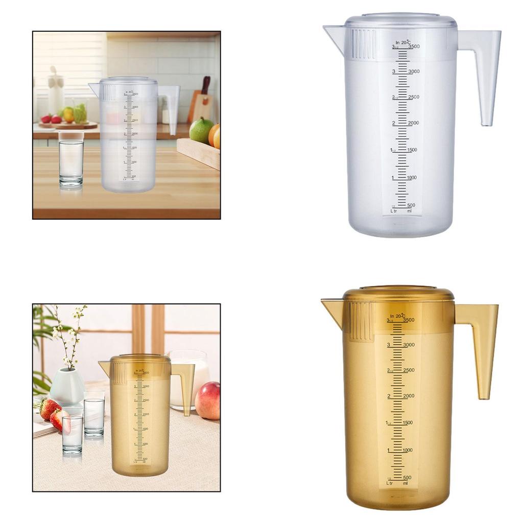 Wasserkrug Leicht zu reinigen mit Griff Haushalt Kühlschrank Krug Wasserkrug mit Deckel für
