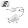 Clip On LED Reading Lamp USB Rechargeable Foldable Eye Friendly Book Light for Backcountry Camping Night Use