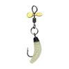 1PC Propeller Bread Worm Fishing Lure Spinner Spinning Bait Rotating Blade Sequin Bionic Fish Lure for Trout Tilapia Perch