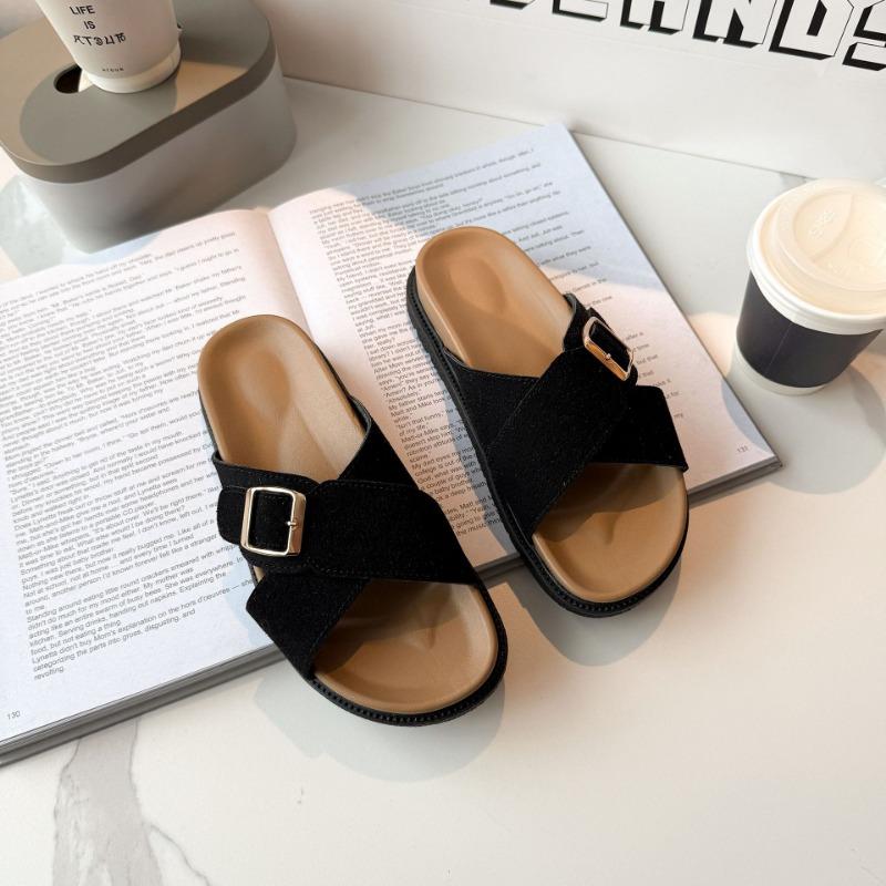 Oversized, Sandals, Thick Bottom, Versatile, Beach Shoes, Seaside, New Style, Outerwear, Women's, Slippers