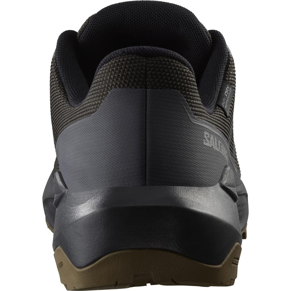 Hiking Trekking Shoes ELIXIR TOUR WP Tour Cm [Salomon] (Elixir Waterproof) Men's Black/Asphalt/Castlerock 27.5