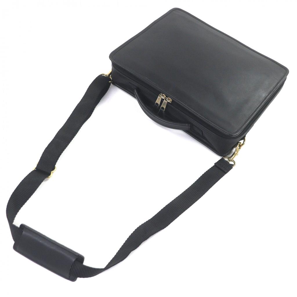 Tolle COACH Aktentasche 2-Wege Business-Tasche und PC-Tasche schwarzes Leder Herren 0539 Gebraucht