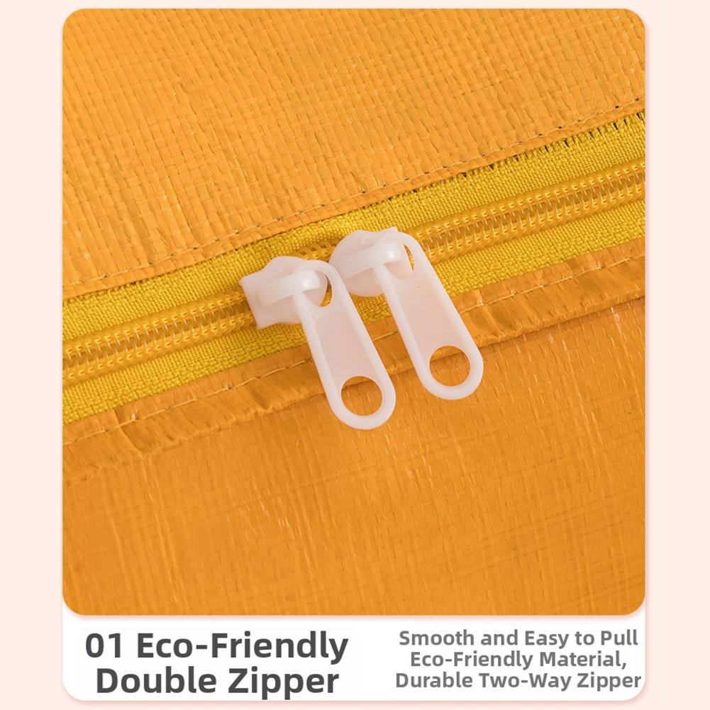 2/4 Pcs Storage Bag Extra Large Duty Moving Bag Waterproof Foldable  Easy To Organize Winter Clothing, Shoes And Quilt Storage