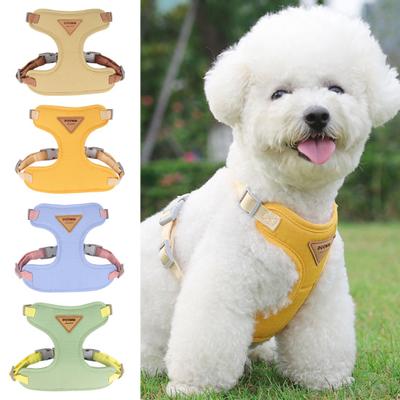 1 Set Haustiergeschirr, bequem, atmungsaktiv, ausbruchsicher, verstellbar, Hundegeschirr, Leine, Set für zu Hause im Freien