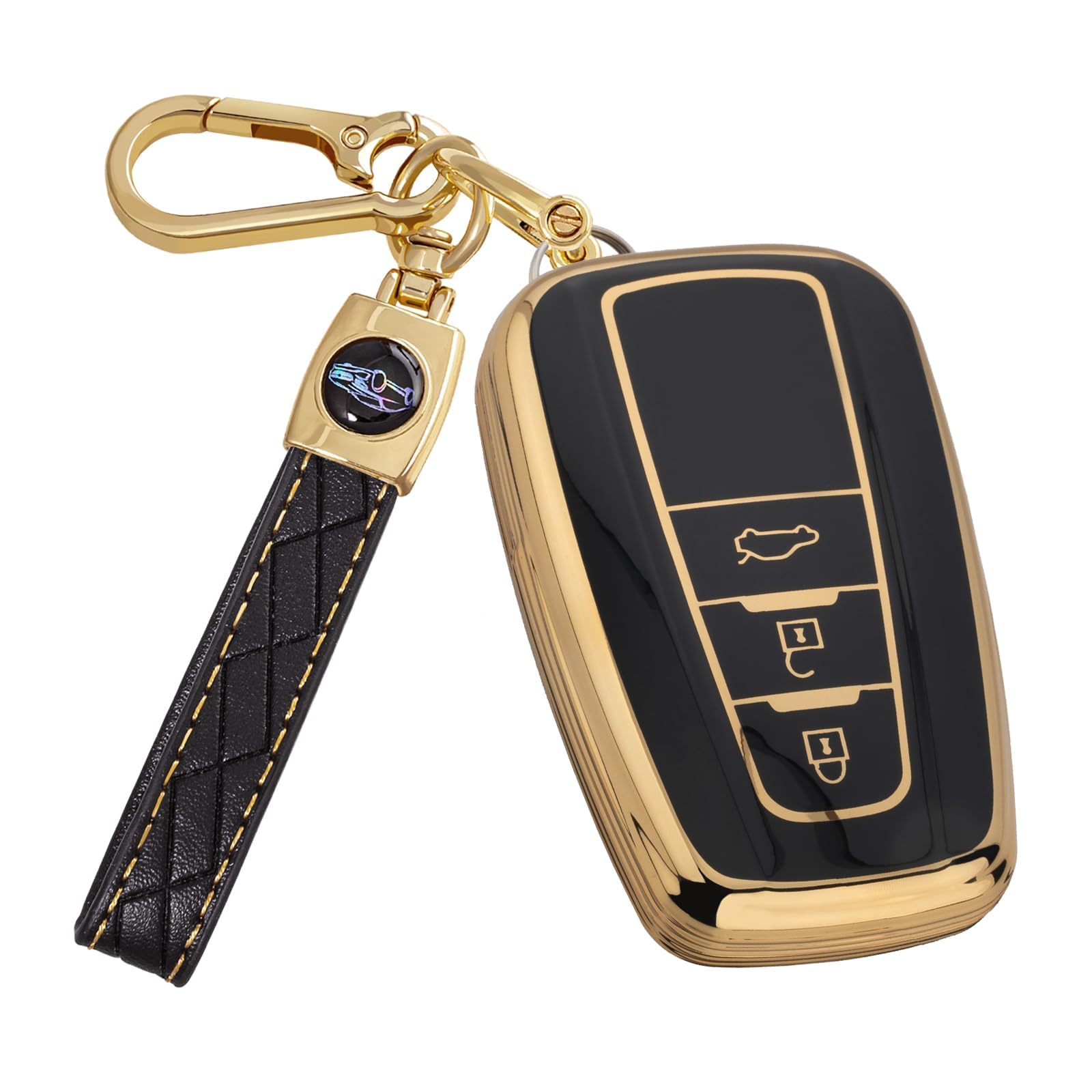 [Unhoke] Prius 50 Series Key Case C-HR Key Cover New чёрный