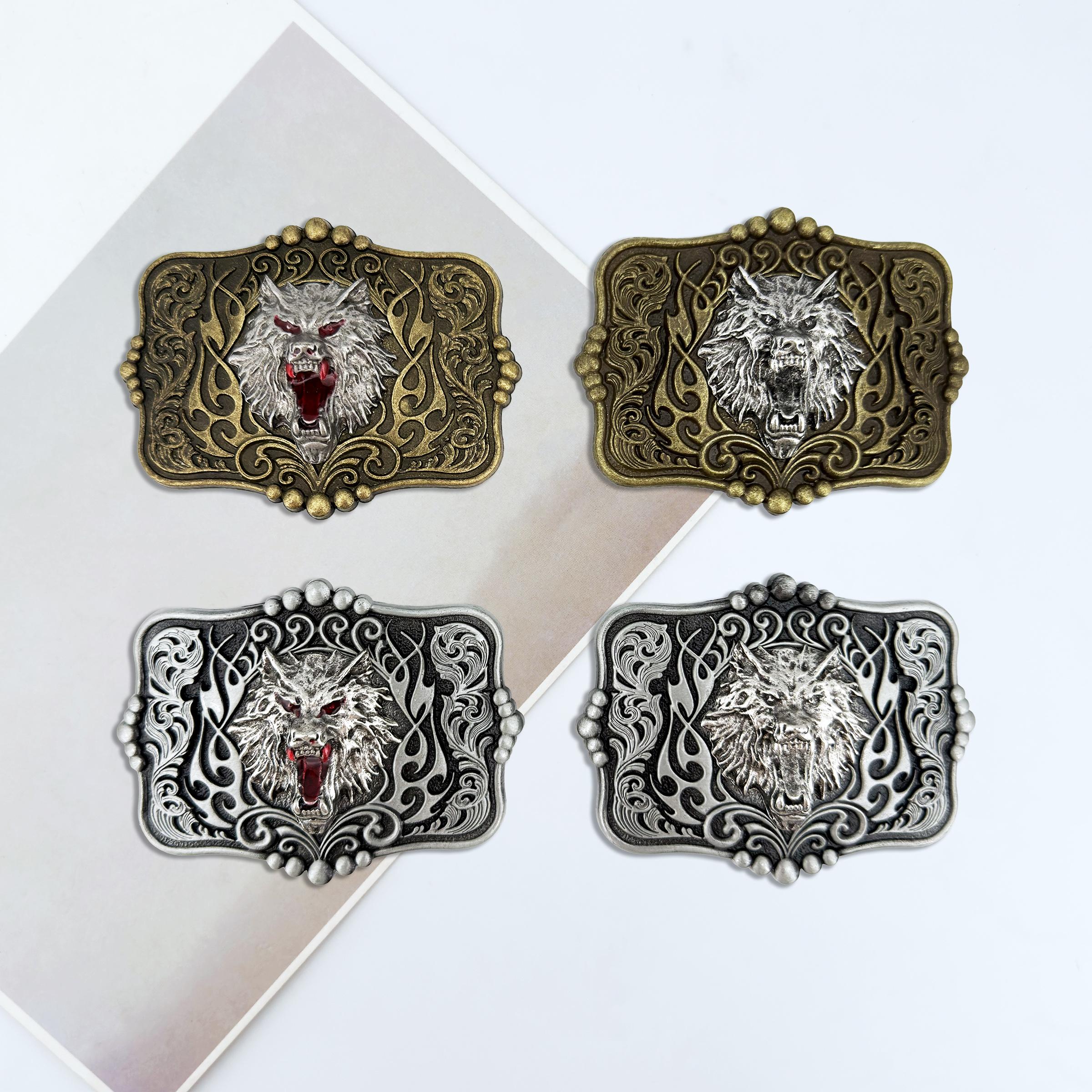 Custom Zinc Alloy Belt Buckle Personalized Logo Engraved for Leather Belt