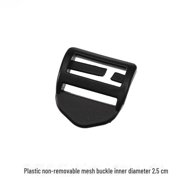 Reinforced Metal Buckle Mesh Backpack with Adjustable Straps for Hiking and School