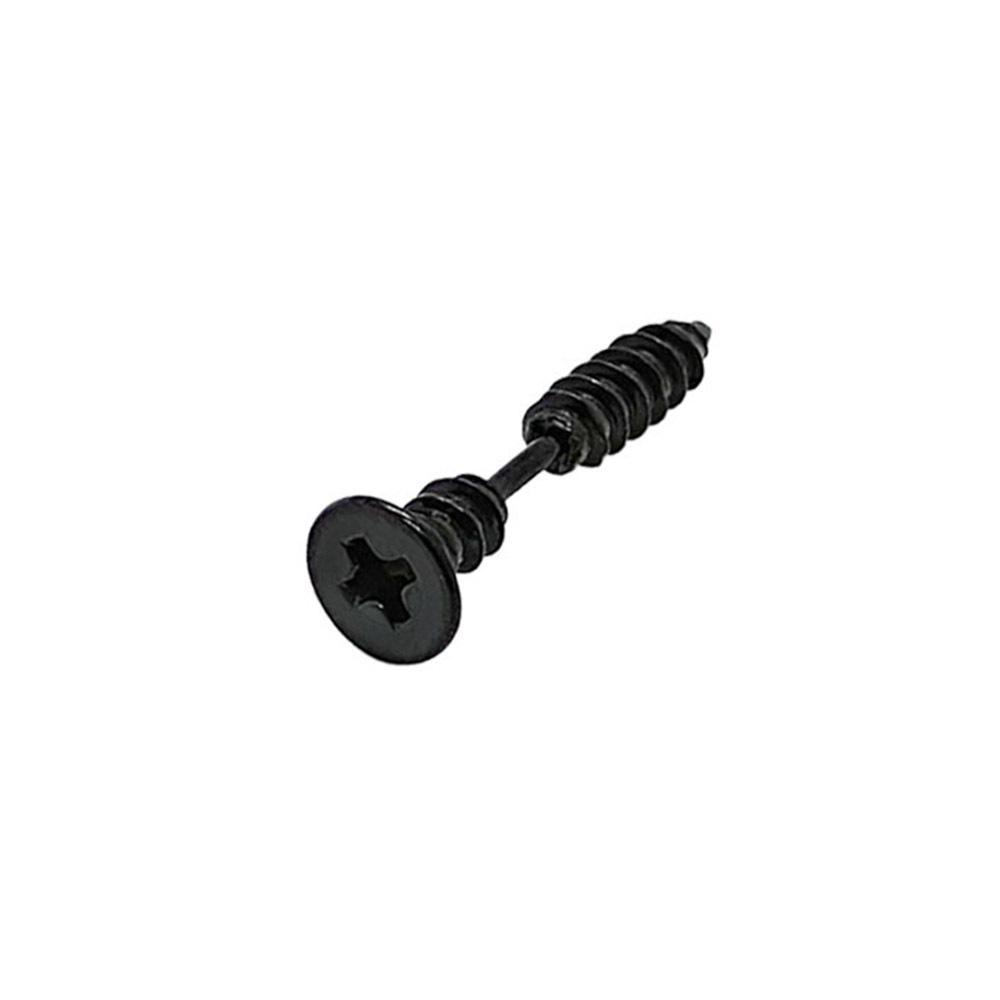 Stainless Steel Screw Stud Earrings: Trendy European & American Style for Halloween Body Piercing