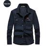 Men's Non-Iron Long Sleeve Cotton Workwear Shirt - Loose Fit, Casual Outdoor Top