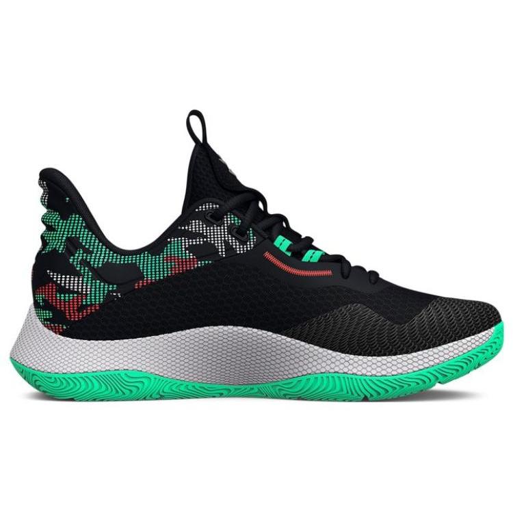 Under Armour Curry 2 HOVR Splash 'Black Antifreeze Camo' Men's 3025636-002