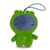 9 Pcs Plush Animal Keyring Charms Soft Stuffed Pendants Portable Accessory For Boys  Girls Ideal Birthday Favors
