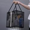 Duża siatkowa torba plażowa piaskoodporna torba podróżna z przegródką na kosmetyki zewnętrzna torba tote wodoodporna torba basenowa torba tote o dużej pojemności