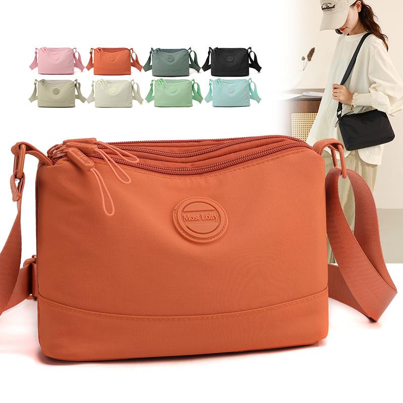 Summer Casual Crossbody Bag Shopping Bag Multi-layer Large-capacity Single-shoulder Women's Bag