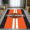 Retro H-Harleys Racing Moto Living Room Non-Slip Area Rug Soft Carpet for Bedroom Kids Playroom Sofa,Home Decor Doormat Gift