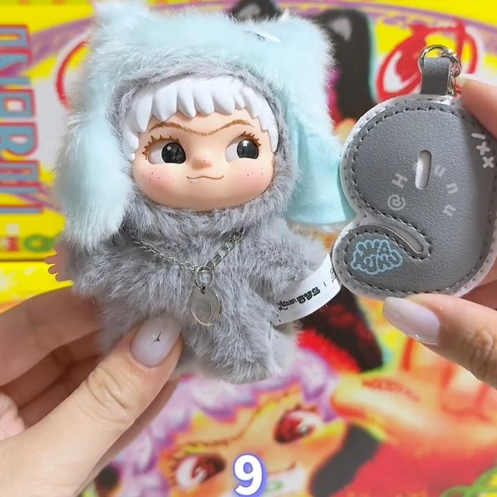 Genuine Wakuku V3 On A Roll Series Blind Box Cute Vinyl Plush Doll Trendy Toy Mystery Box Pendant  Birthday Xmas Girl Gifts