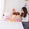 A Bag of Food Snack Pudding Plush Pillow Cartoon Mini Fruit Candy Dolls Stuffed Toys Sofa Cushion Christmas Birthday Gift
