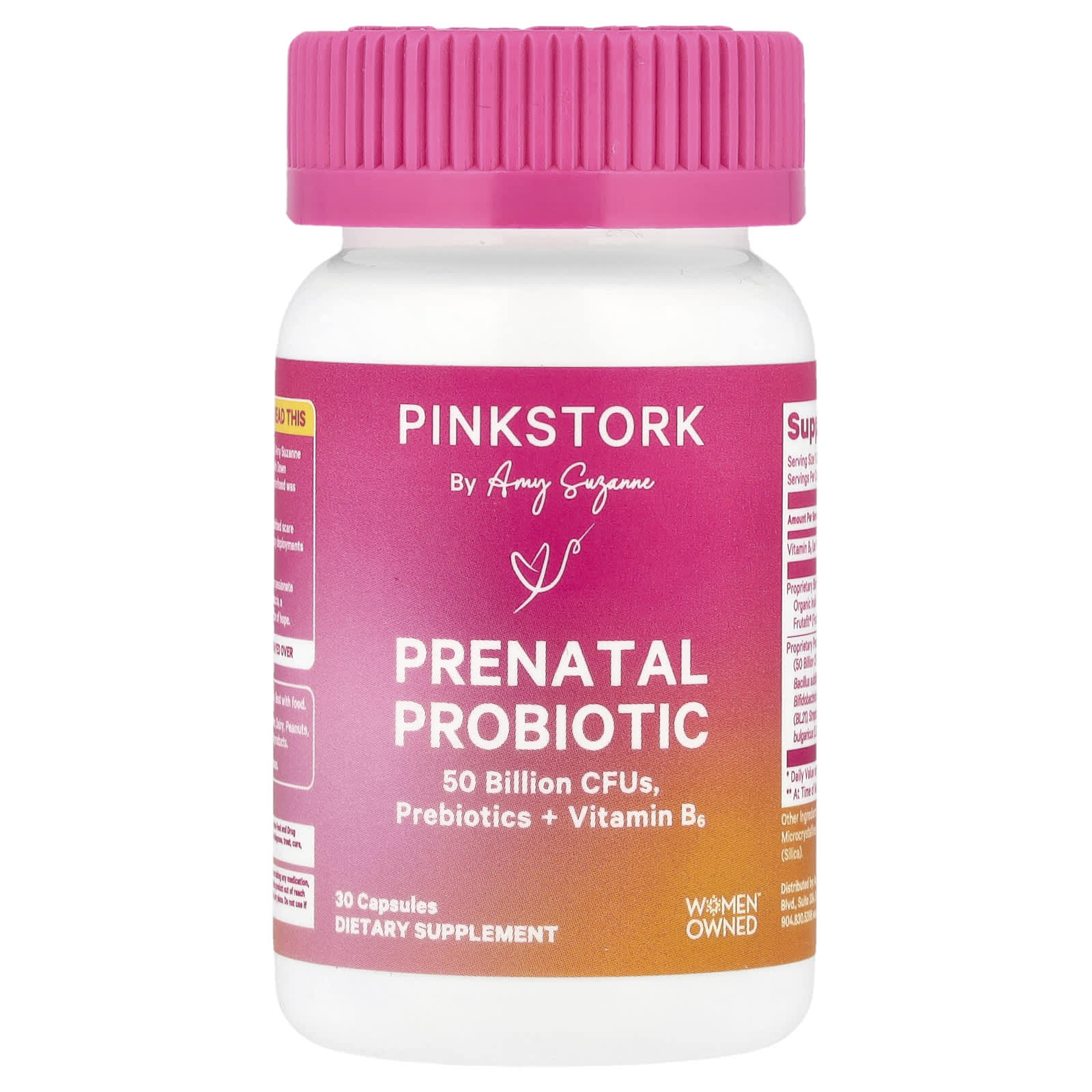 

Probiotic + Vitamin B6 for Pregnant Women, 30 Capsules