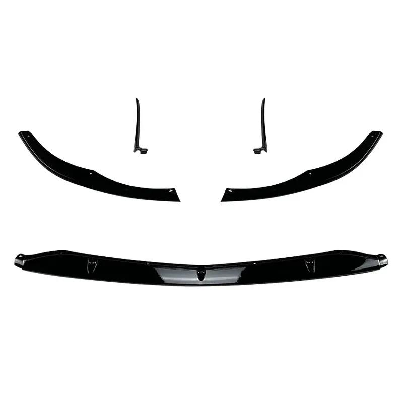 Car Front Bumper Lip Diffuser Spoiler For Mercedes-Benz C-class W205 C205 C63 AMG C63 & AMG S 2015-2022 Body Kits Tuning