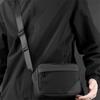 Zipper Men Crossbody Bag Square Solid color Sports Shoulder Bag Korean Style Multifunctional Oxford Crossbody Bag Cycling