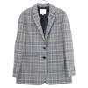 tibi [Excellent Condition] 430-8250850 Oversized Checked Blazer, Checked, Oversized Tailored Jacket S grayUsed
