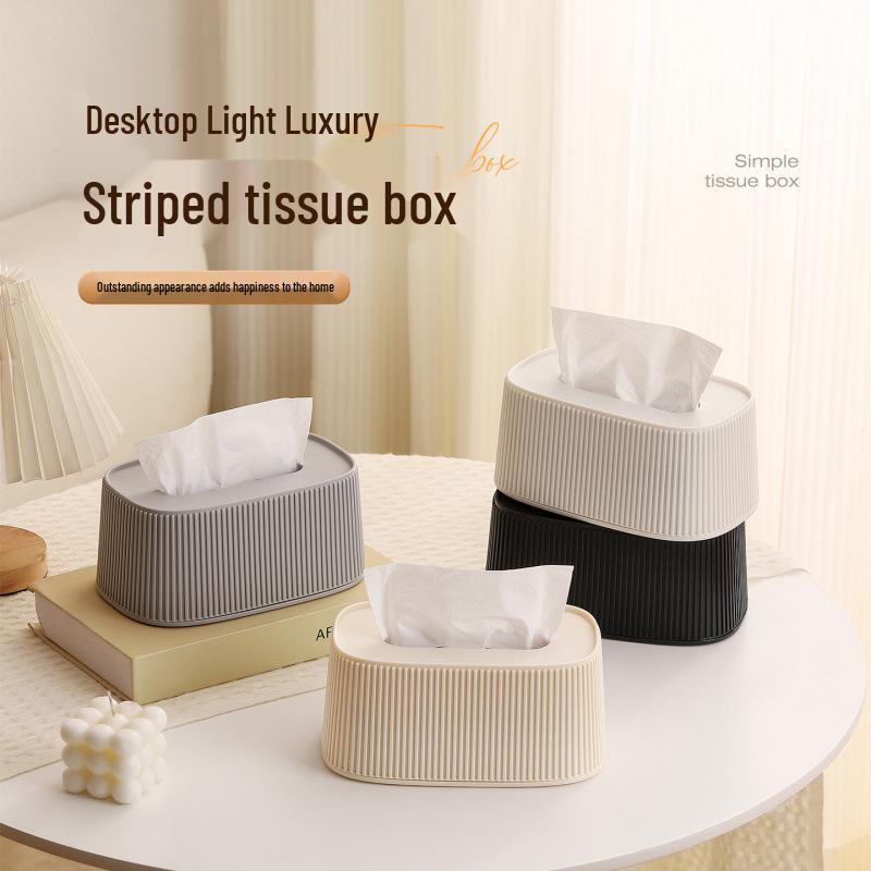 Spring-Loaded Nordic Creative Desktop Tissue and Napkin Holder