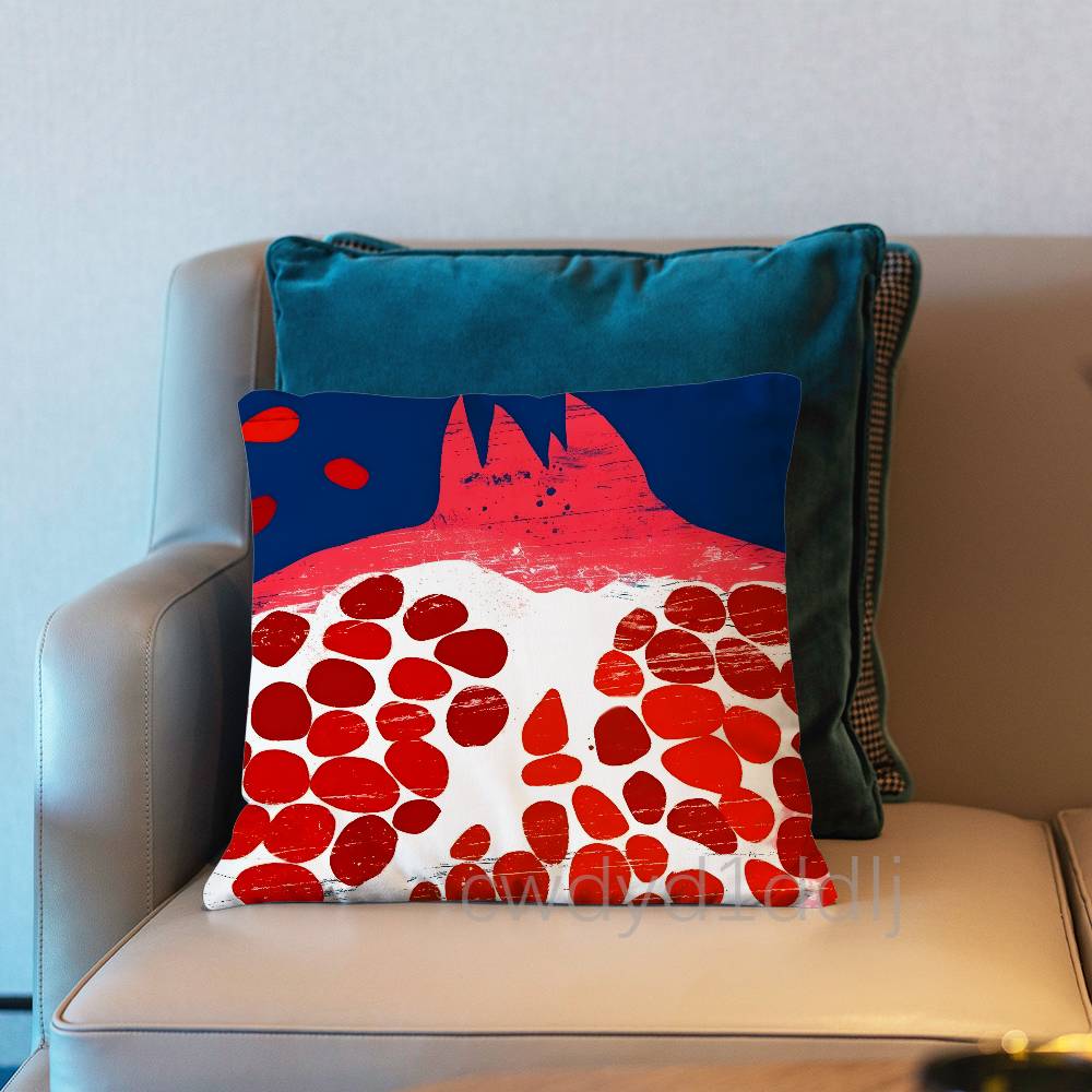 Fruit Pomegranate Painting Cushion Cover Pillow Cover Decor Pillowcase Printed Cushion Case For Couch