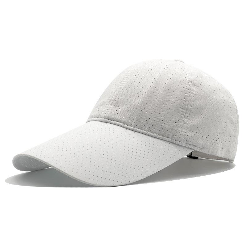 YIRAN Dayang hat Grote Maten 65cm Extra Lang 11cm Rand Baseballpet UV-Bescherming Sneldrogende Zonnehoed Verstelbaar Buiten Ademende Sportpet 55--59CM