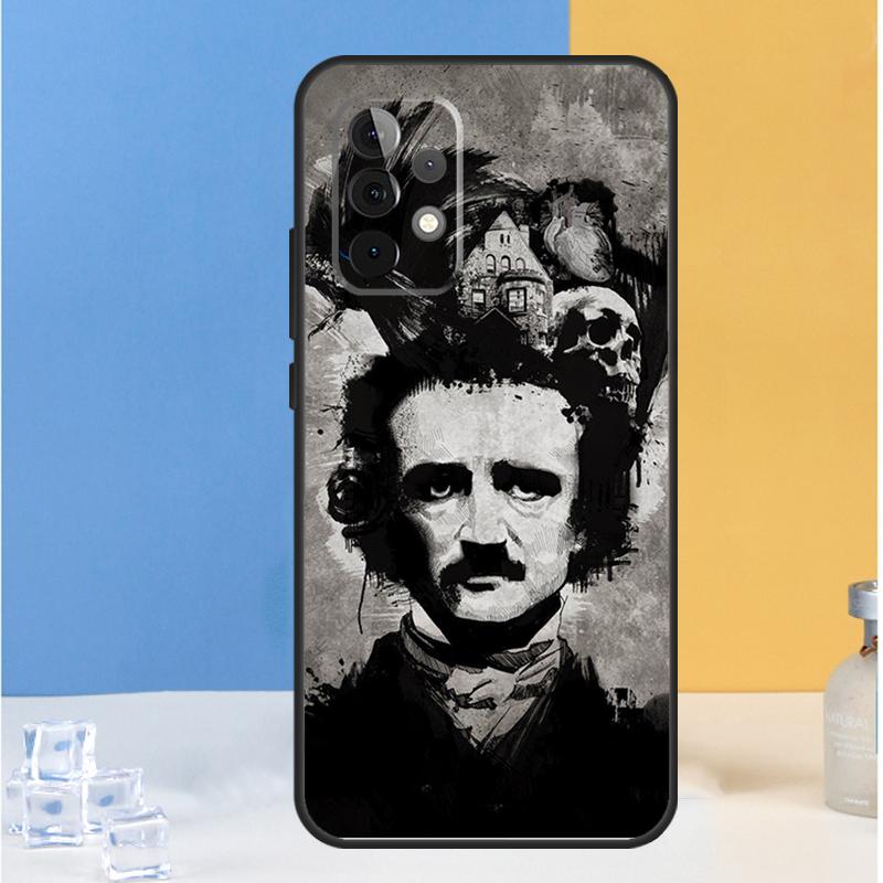 Edgar Allan Poe For Samsung Galaxy A55 A35 A15 A13 A33 A53 A36 A26 A16 A54 A34 A14 A32 A52 A56 A05 A06 Case