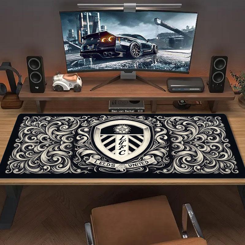 Leeds United Large Size Mouse Pad Large Gaming Table Cushion Non-slip Laptop Tablet Big Mousepad XXL Mat Mini PC Playmat With Lock edge