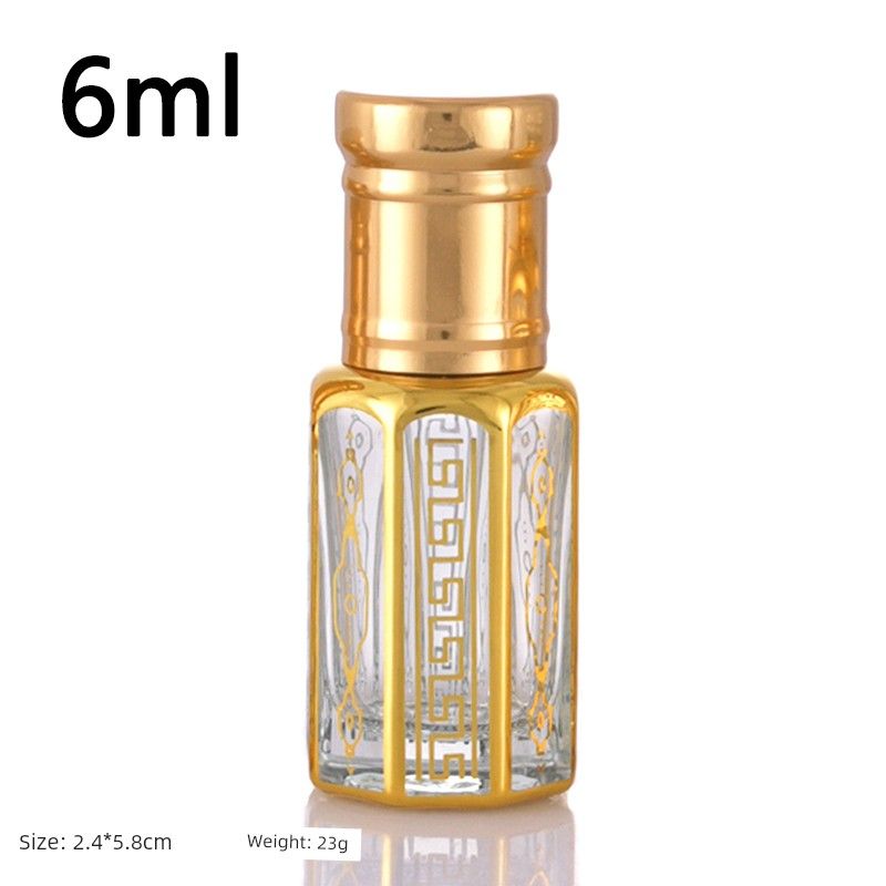 New Product 3ml 6ml 12ml Perfume Refillable Bottles Travel Portable Essential Oil Roller Bottles Glass Empty Bottles Sample Artifact