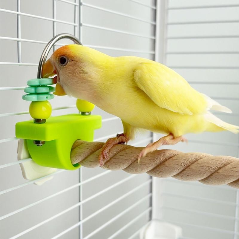 Durability Wooden Parrots Gym Interactively For Climbing Jumping And Playing Helps Prevent Boredom In Pet Birds