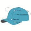 1pc Men's British PU Leather Baseball Cap Adjustable Summer Breathable Casual Hat Spring/Autumn/Spring Summer, Ideal Choice For Gifts