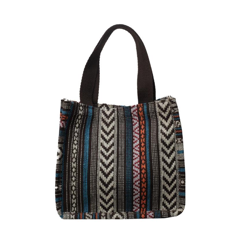 Geantă Tote de Mare Capacitate Stil Etnic Geantă Tote de Modă pentru Femei Geantă de Clasă pentru Studente