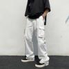 2024 Fashion Multi-pocket Men's Trend Straight Casual Trousers Outdoor Sports Trousers
